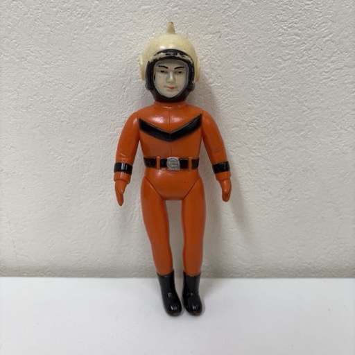帰ってきたウルトラマン MAT隊員 ソフビ 当時物 昭和レトロ 円谷プロ フィギュア 記名あり